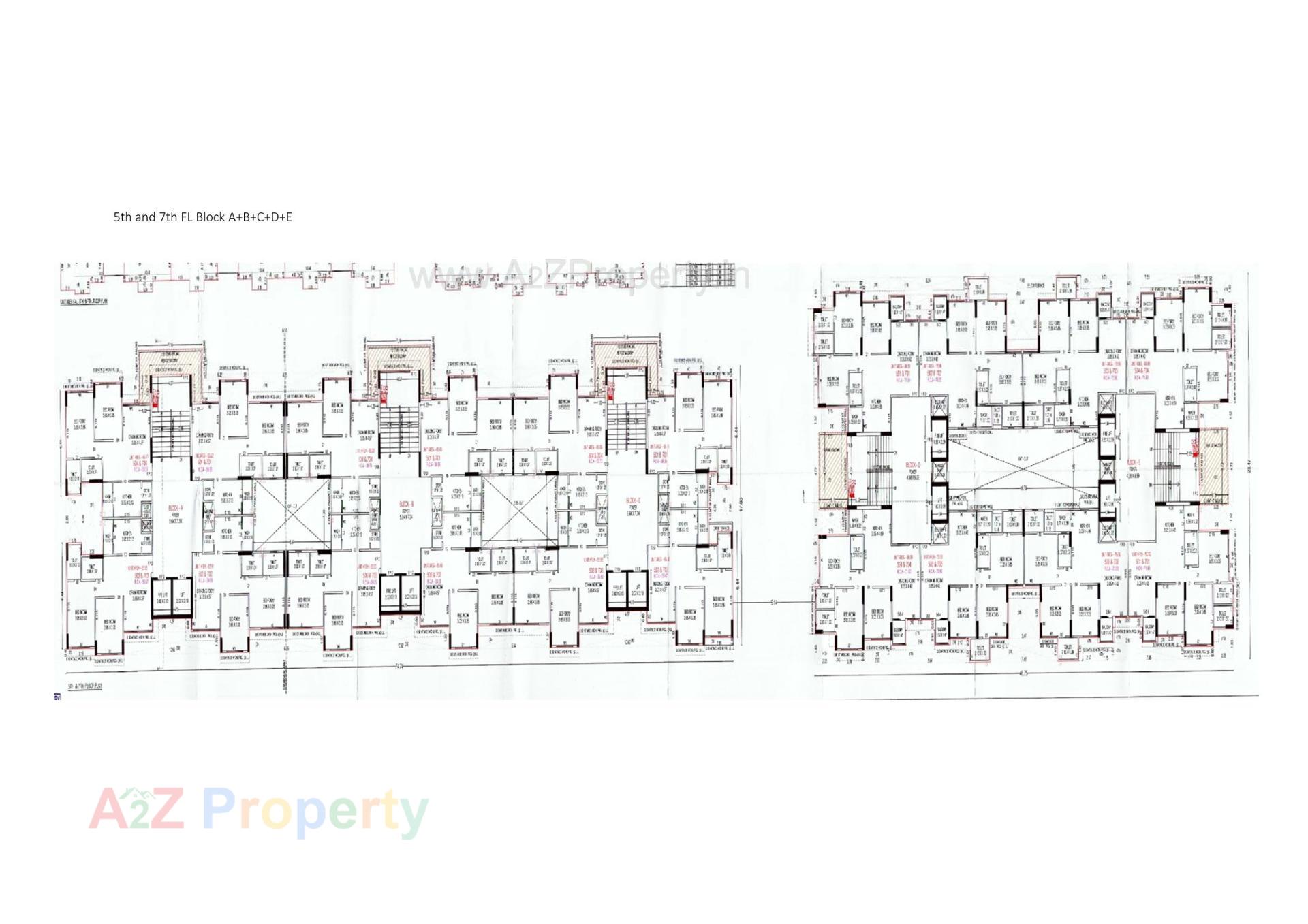 Layout of real estate project Aaryan Aviskaar located at Ahmedabad, Ahmedabad, Gujarat