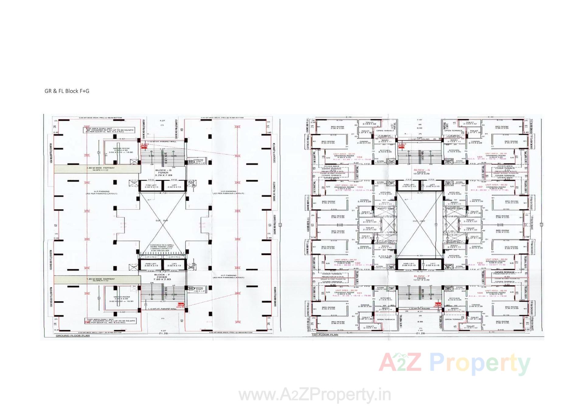 Layout of real estate project Aaryan Aviskaar located at Ahmedabad, Ahmedabad, Gujarat