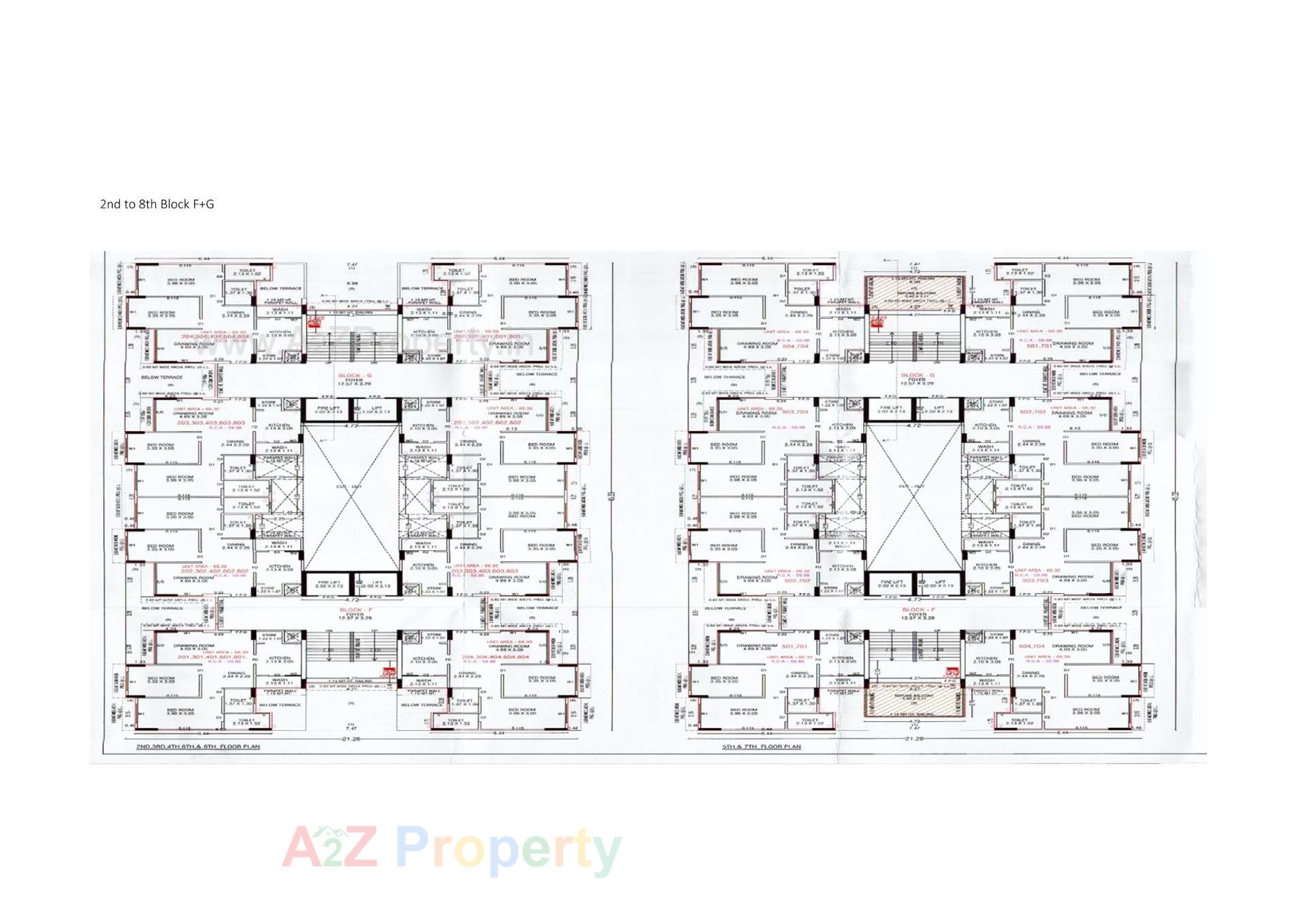 Layout of real estate project Aaryan Aviskaar located at Ahmedabad, Ahmedabad, Gujarat