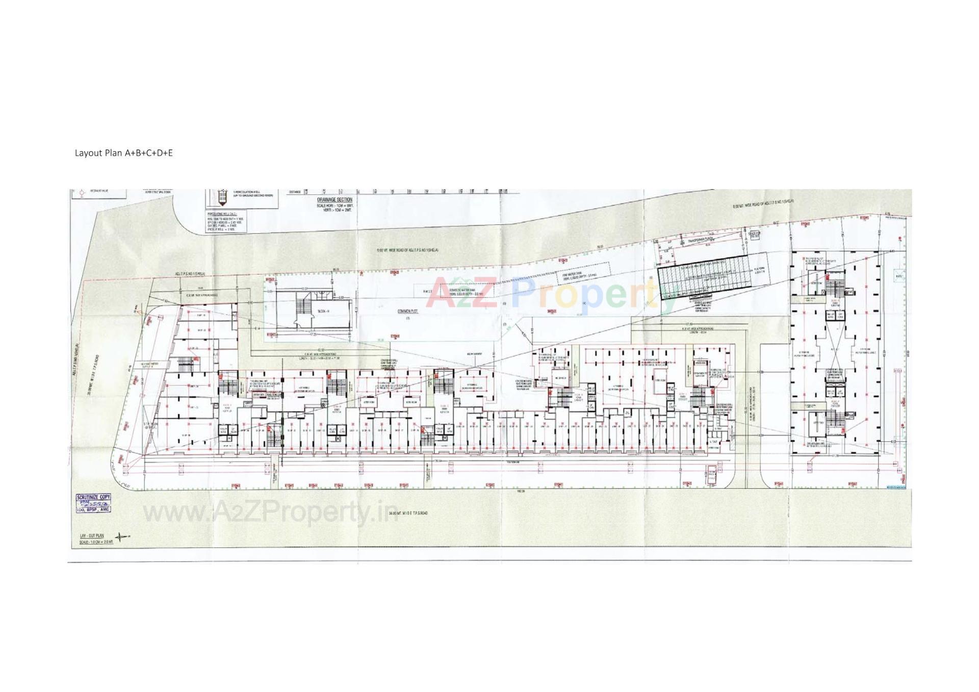 Layout of real estate project Aaryan Aviskaar located at Ahmedabad, Ahmedabad, Gujarat