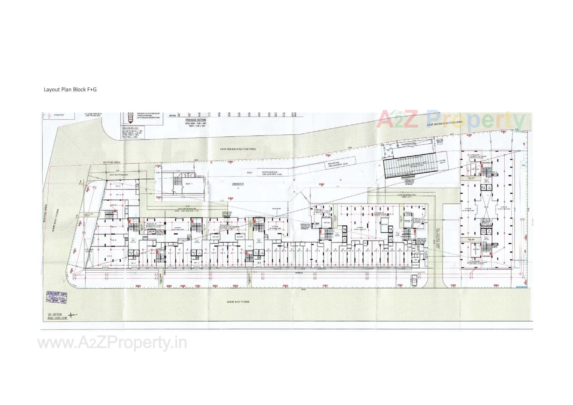 Layout of real estate project Aaryan Aviskaar located at Ahmedabad, Ahmedabad, Gujarat