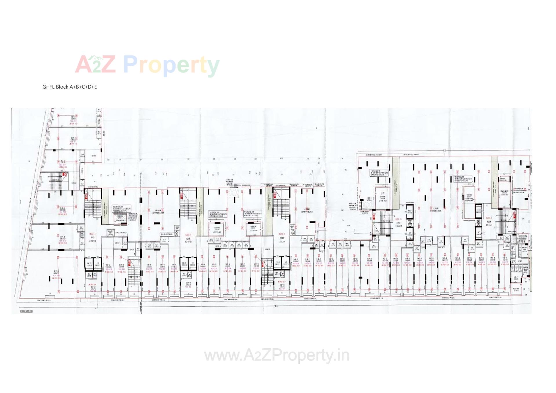 Layout of real estate project Aaryan Aviskaar located at Ahmedabad, Ahmedabad, Gujarat