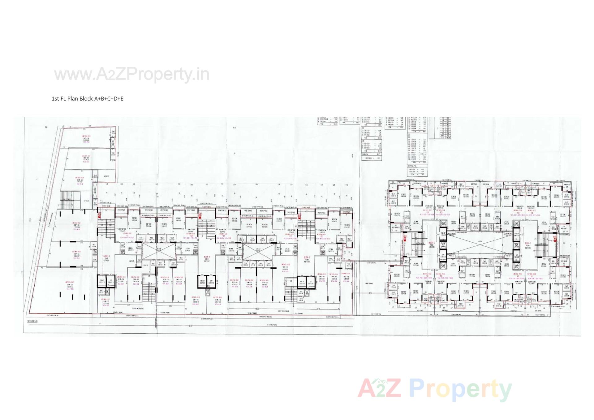 Layout of real estate project Aaryan Aviskaar located at Ahmedabad, Ahmedabad, Gujarat