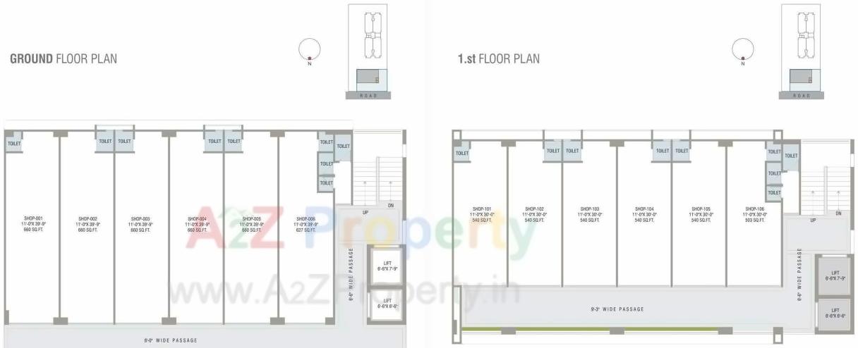 Layout of real estate project Aaryan Eureka located at Gota, Ahmedabad, Gujarat