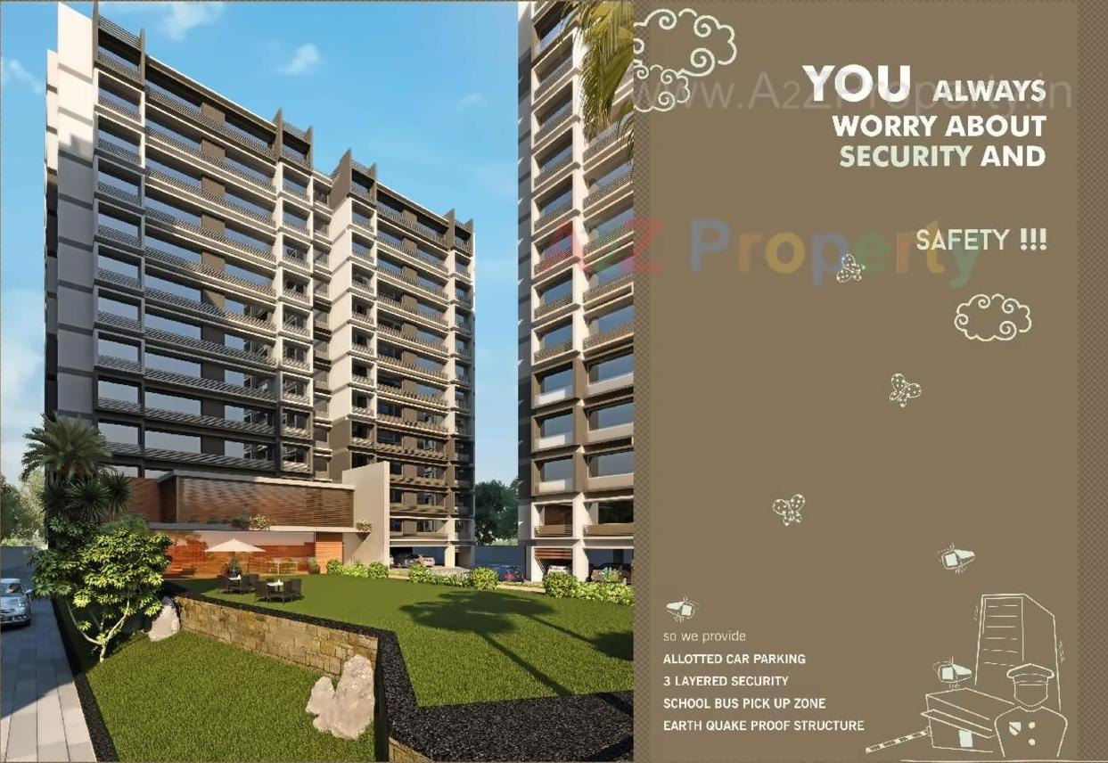 3D Elevation of real estate project Aaryan Gloria located at Anjar, Ahmedabad, Gujarat