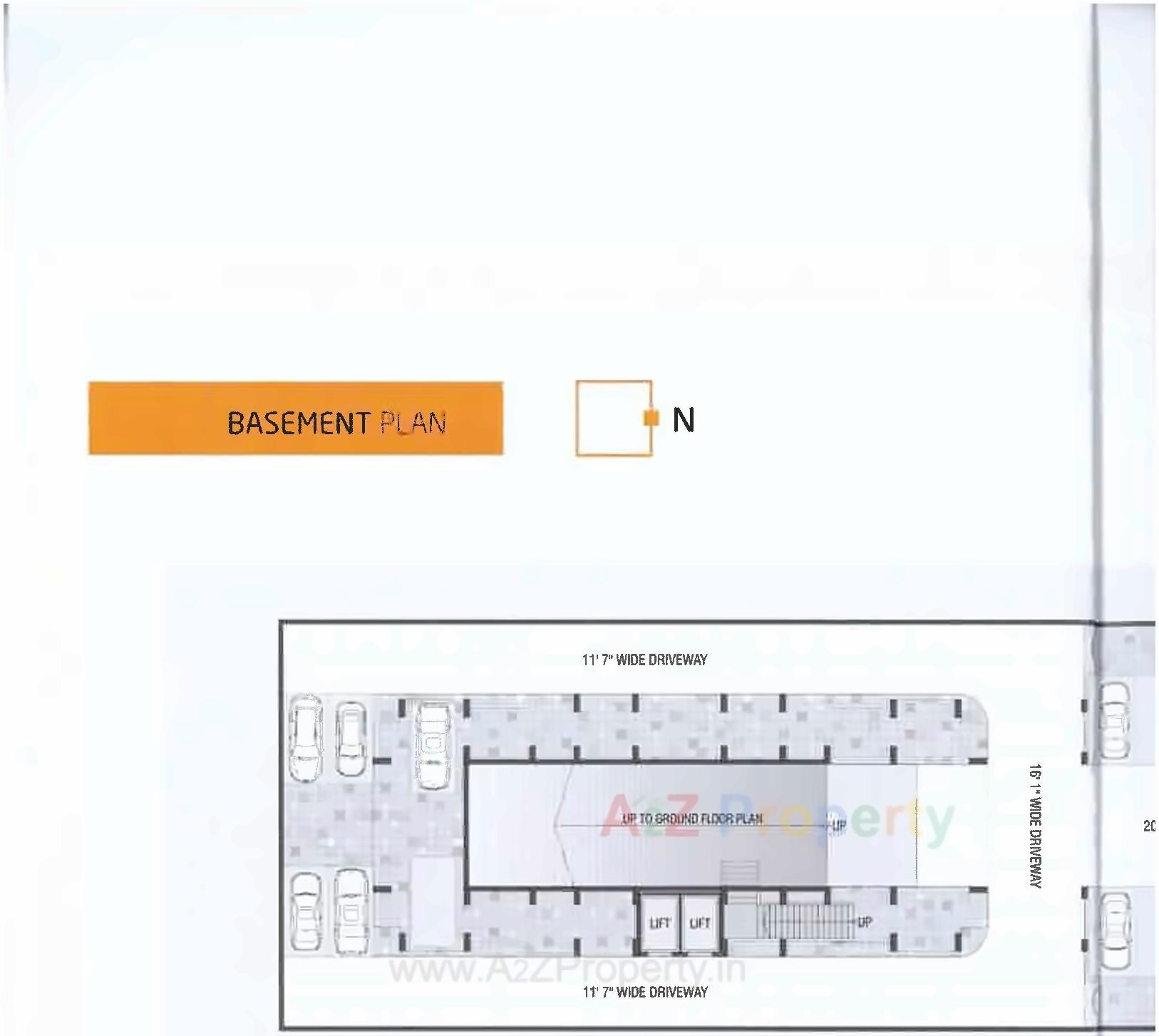 Layout of real estate project Aaryan Heights located at Ahmedabad, Ahmedabad, Gujarat