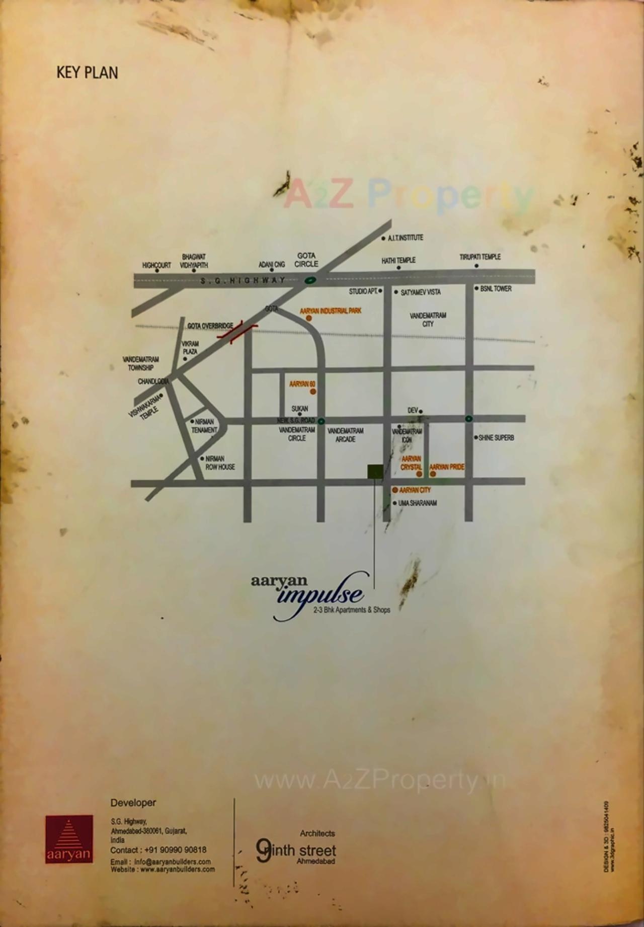  of real estate project Aaryan Impulse located at Gota, Ahmedabad, Gujarat