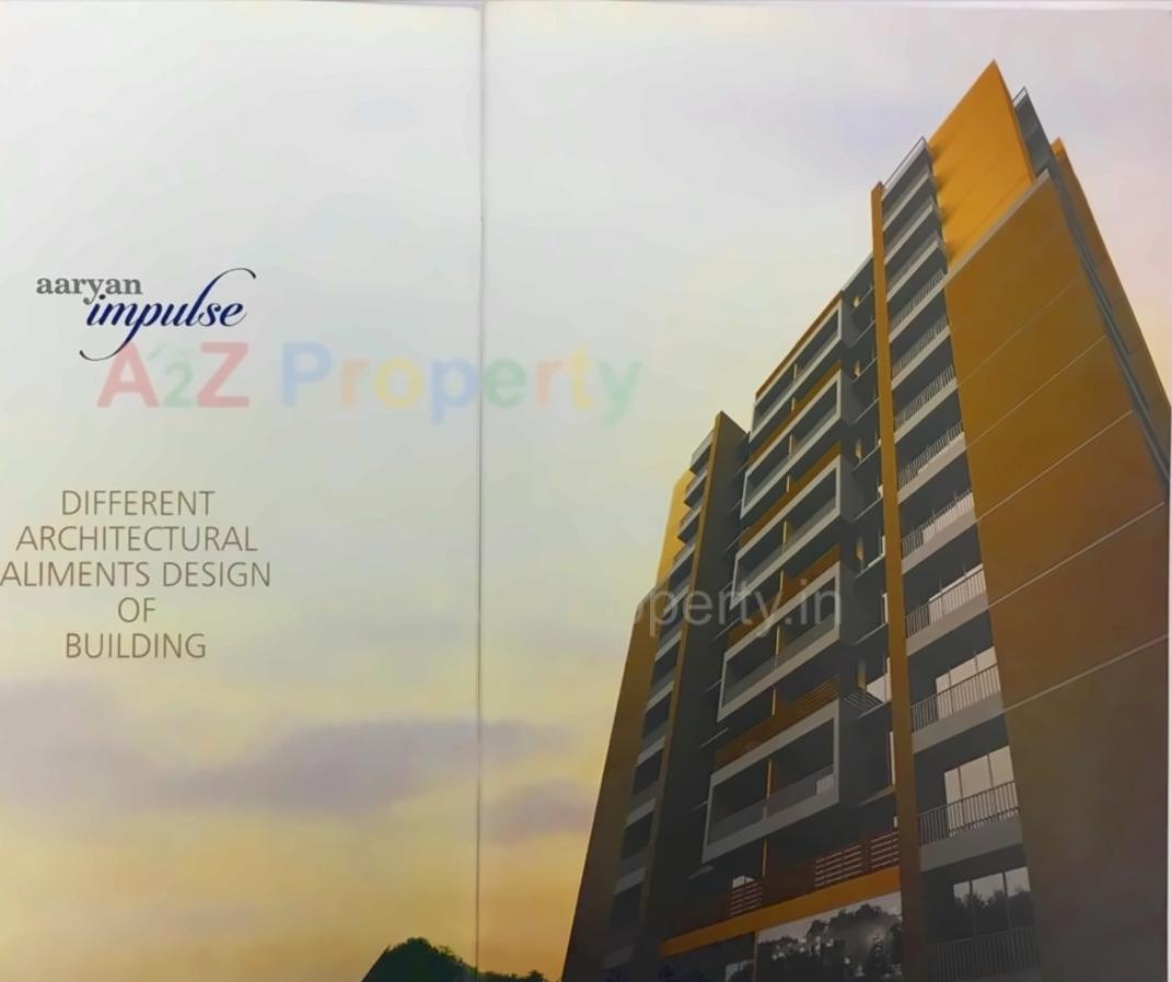 3D Elevation of real estate project Aaryan Impulse located at Gota, Ahmedabad, Gujarat