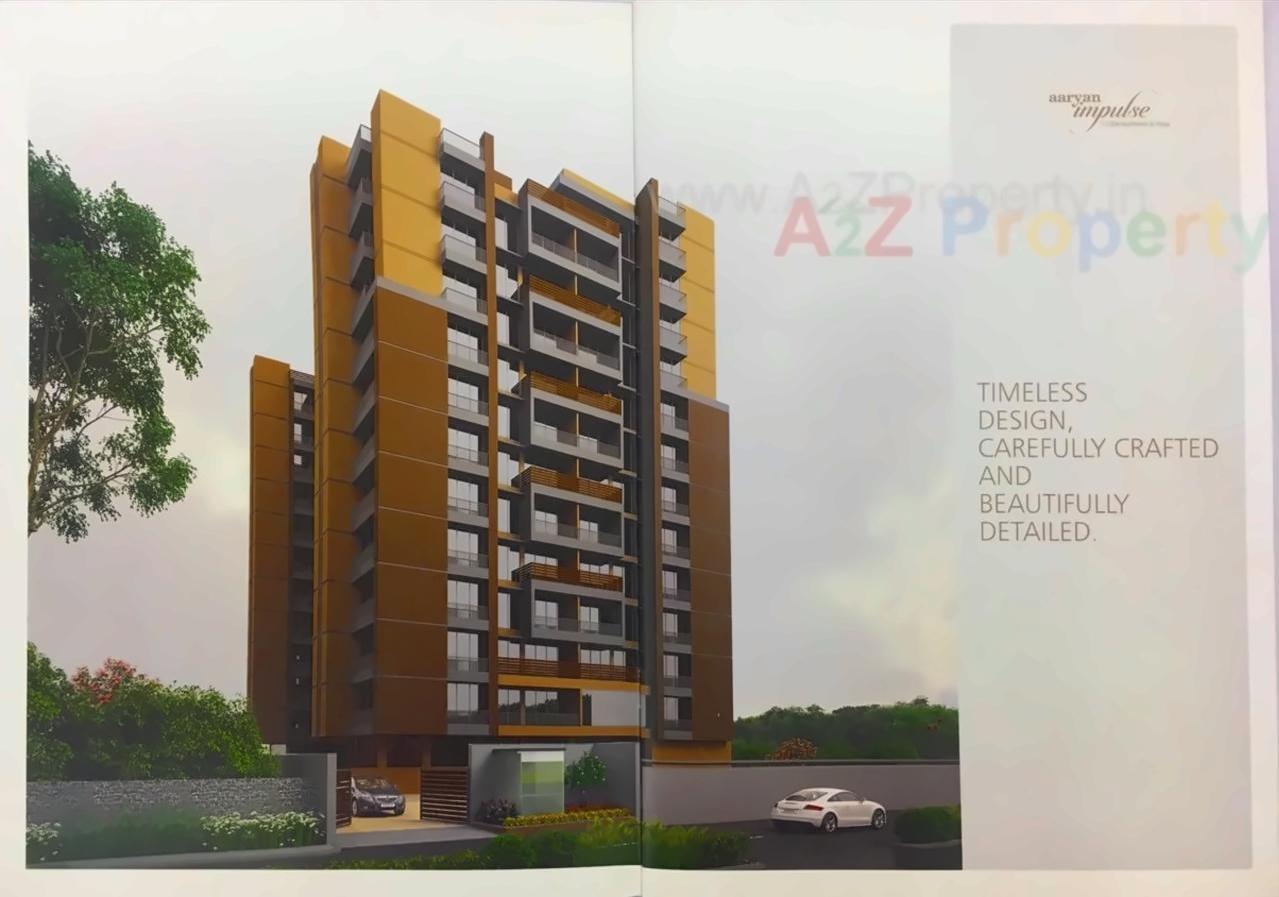 3D Elevation of real estate project Aaryan Impulse located at Gota, Ahmedabad, Gujarat