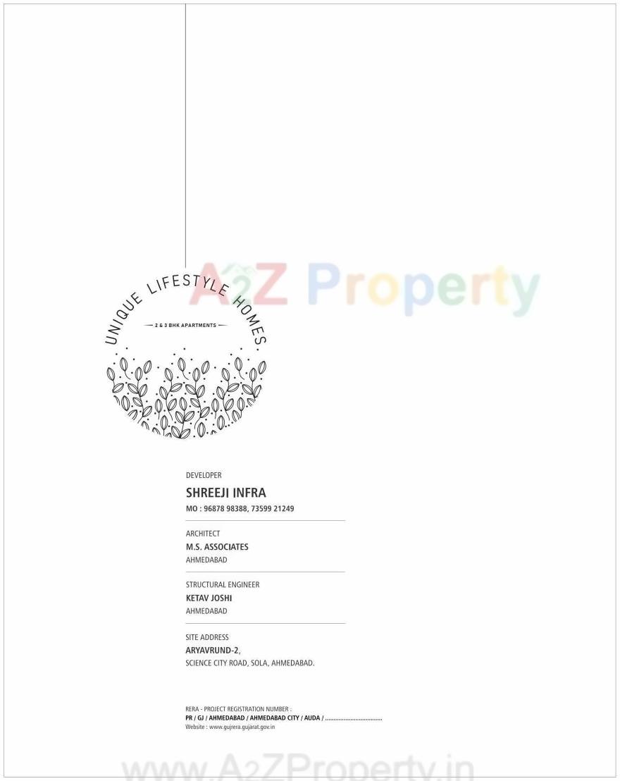  of real estate project Aaryavrund located at Sola, Ahmedabad, Gujarat