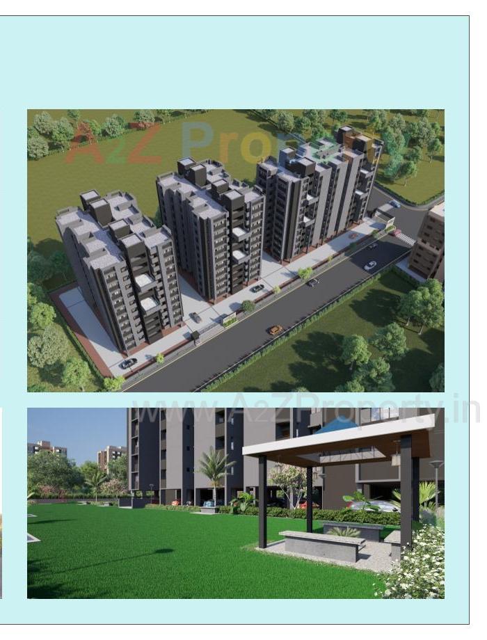 3D Elevation of real estate project Aashirvad Heights located at Ahmedabad, Ahmedabad, Gujarat