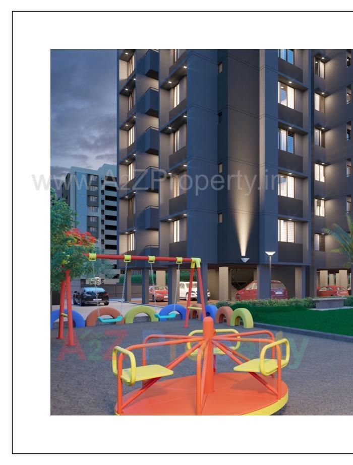 3D Elevation of real estate project Aashirvad Heights located at Ahmedabad, Ahmedabad, Gujarat