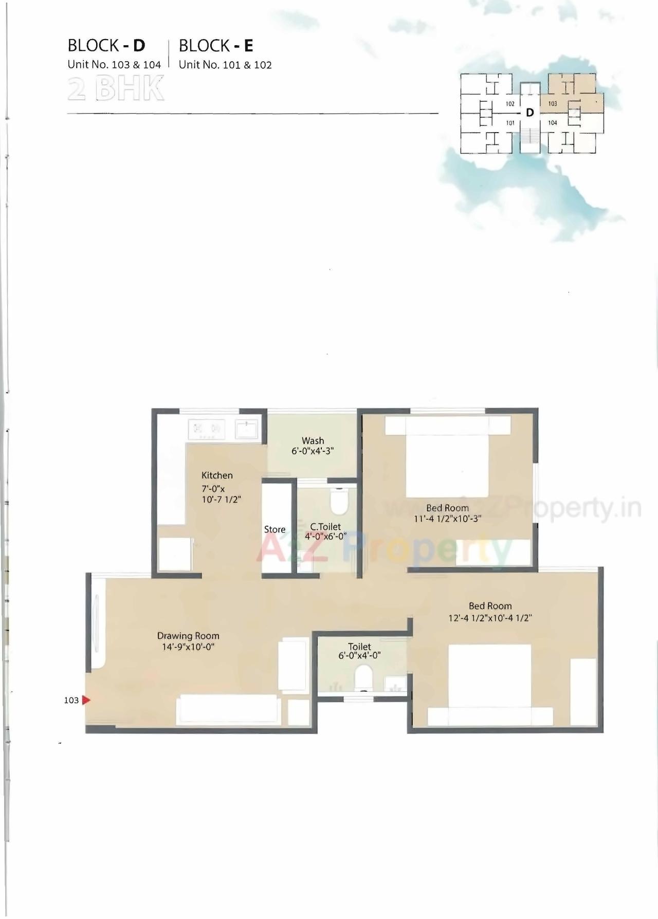 Layout of real estate project Aashirvad Sky located at Vasna, Ahmedabad, Gujarat
