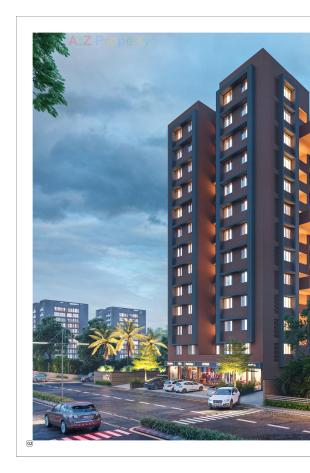 Elevation of real estate project Aashirvad Utsav located at Vatva, Ahmedabad, Gujarat