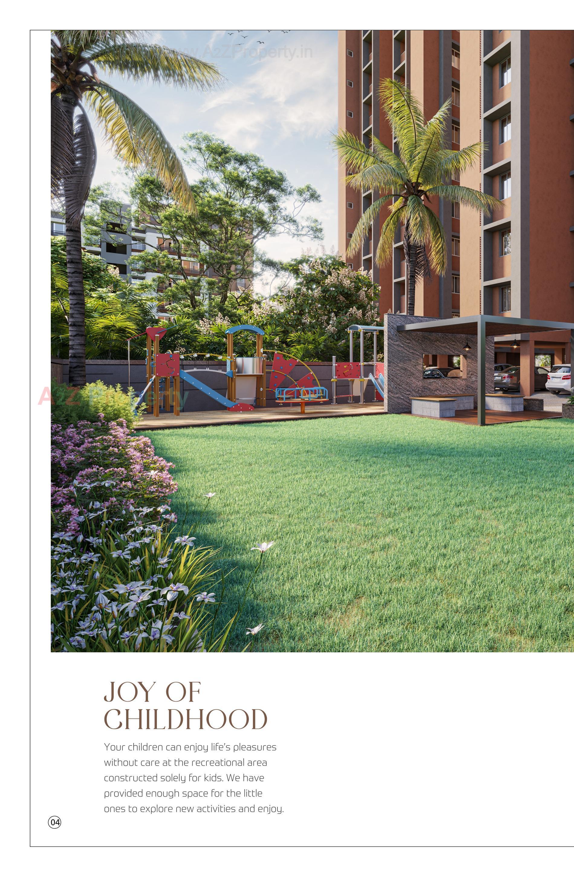 3D Elevation of real estate project Aashirvad Utsav located at Vatva, Ahmedabad, Gujarat