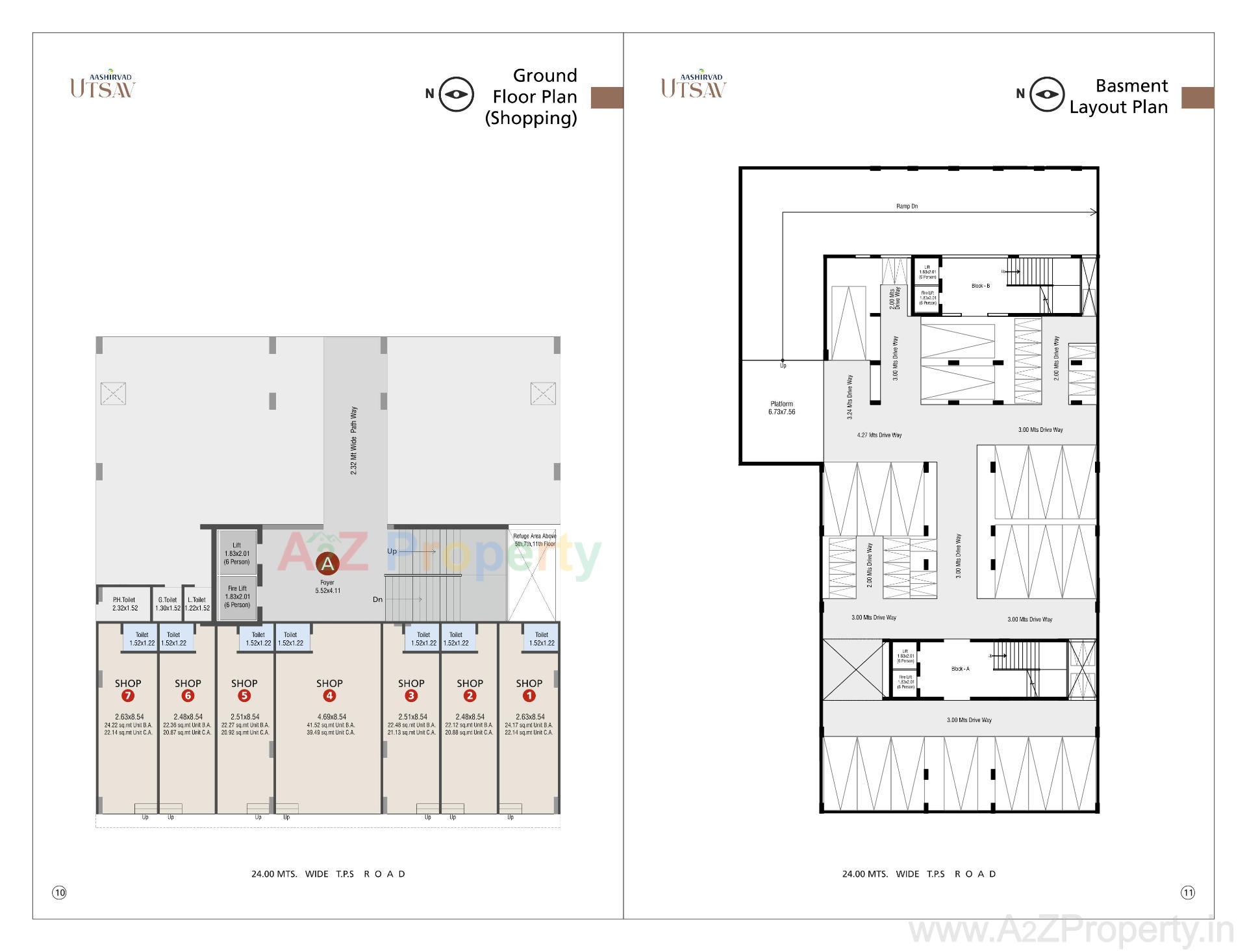 Layout of real estate project Aashirvad Utsav located at Vatva, Ahmedabad, Gujarat