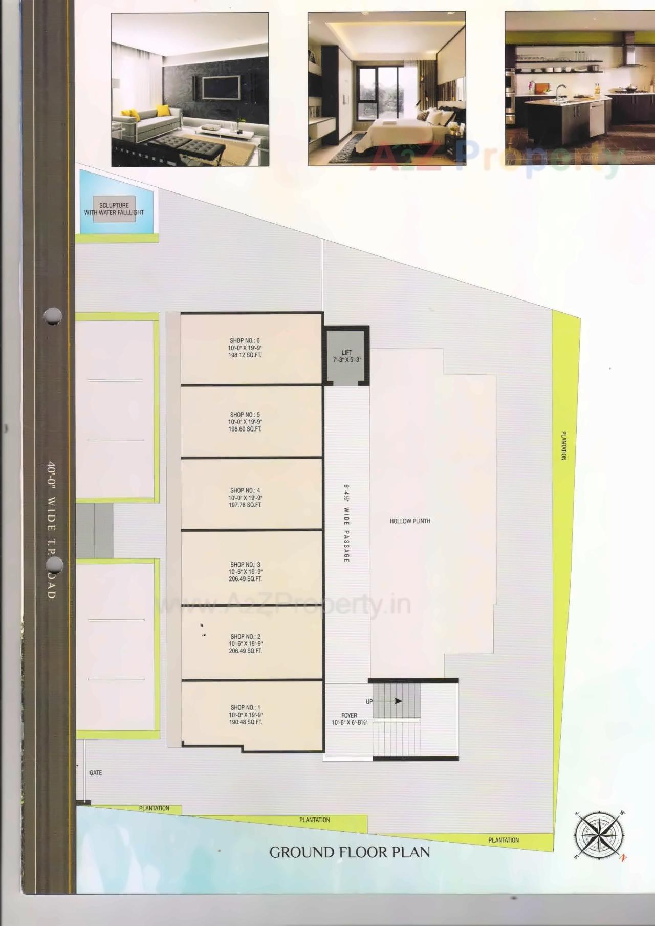 Layout of real estate project Aashiyana Residency located at Vatva, Ahmedabad, Gujarat