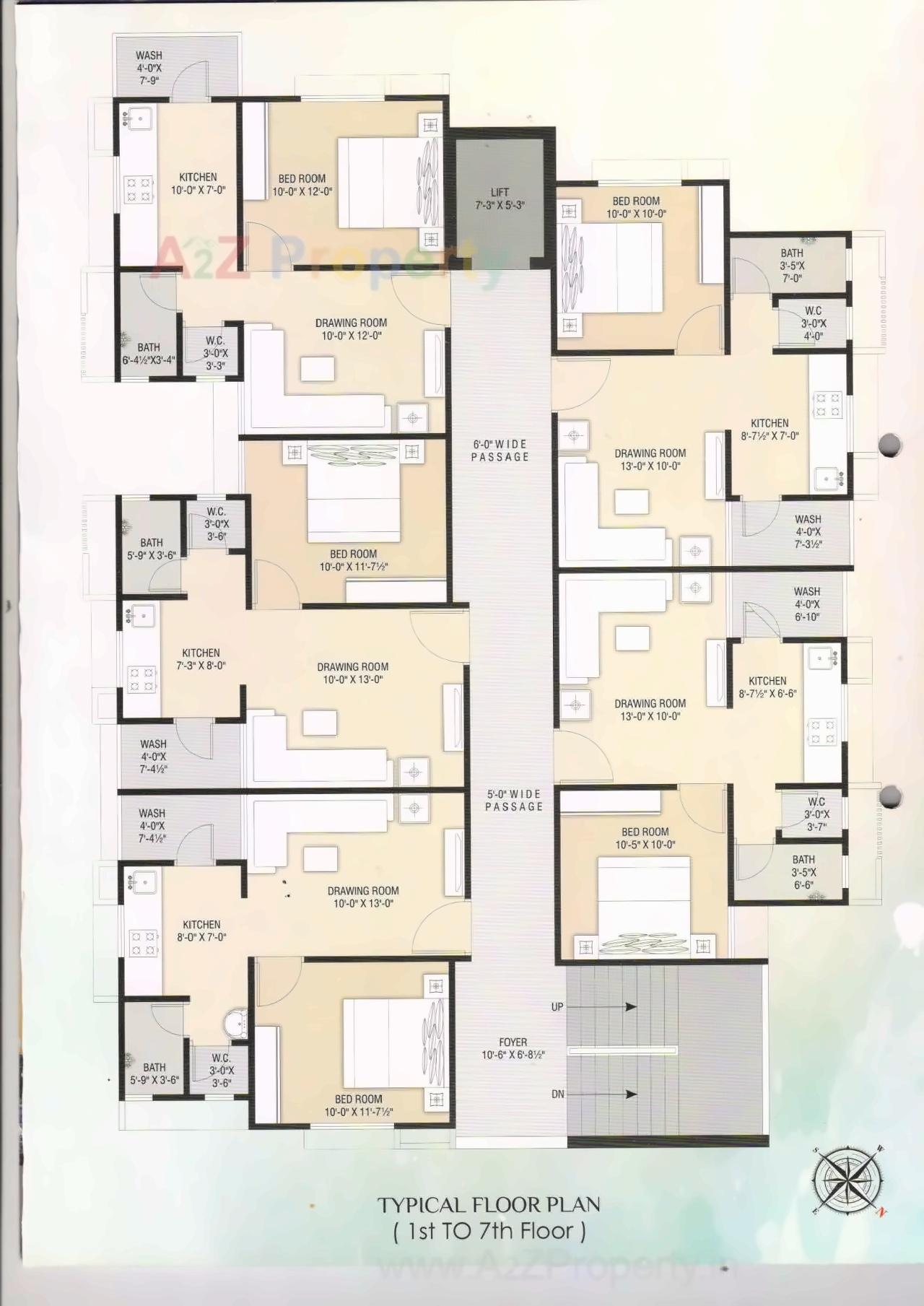 Layout of real estate project Aashiyana Residency located at Vatva, Ahmedabad, Gujarat