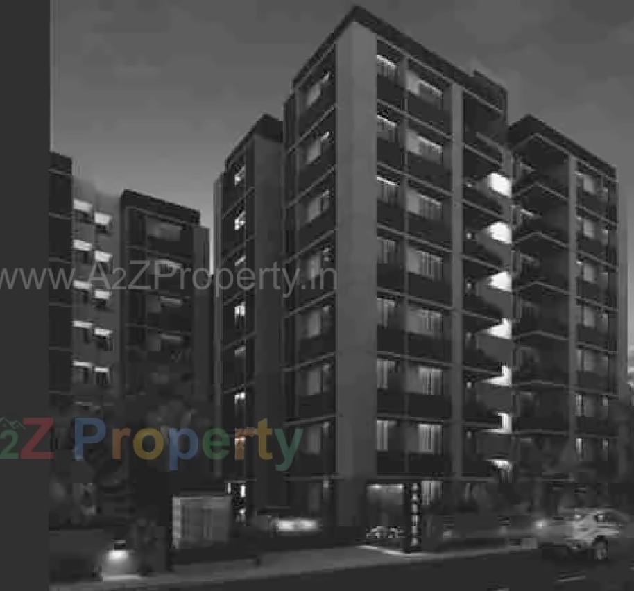 3D Elevation of real estate project Aashka Elegance located at Gota, Ahmedabad, Gujarat