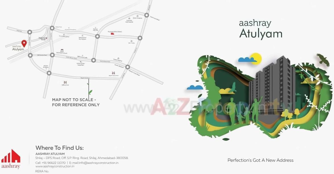  of real estate project Aashray Atulyam located at Shilaj, Ahmedabad, Gujarat