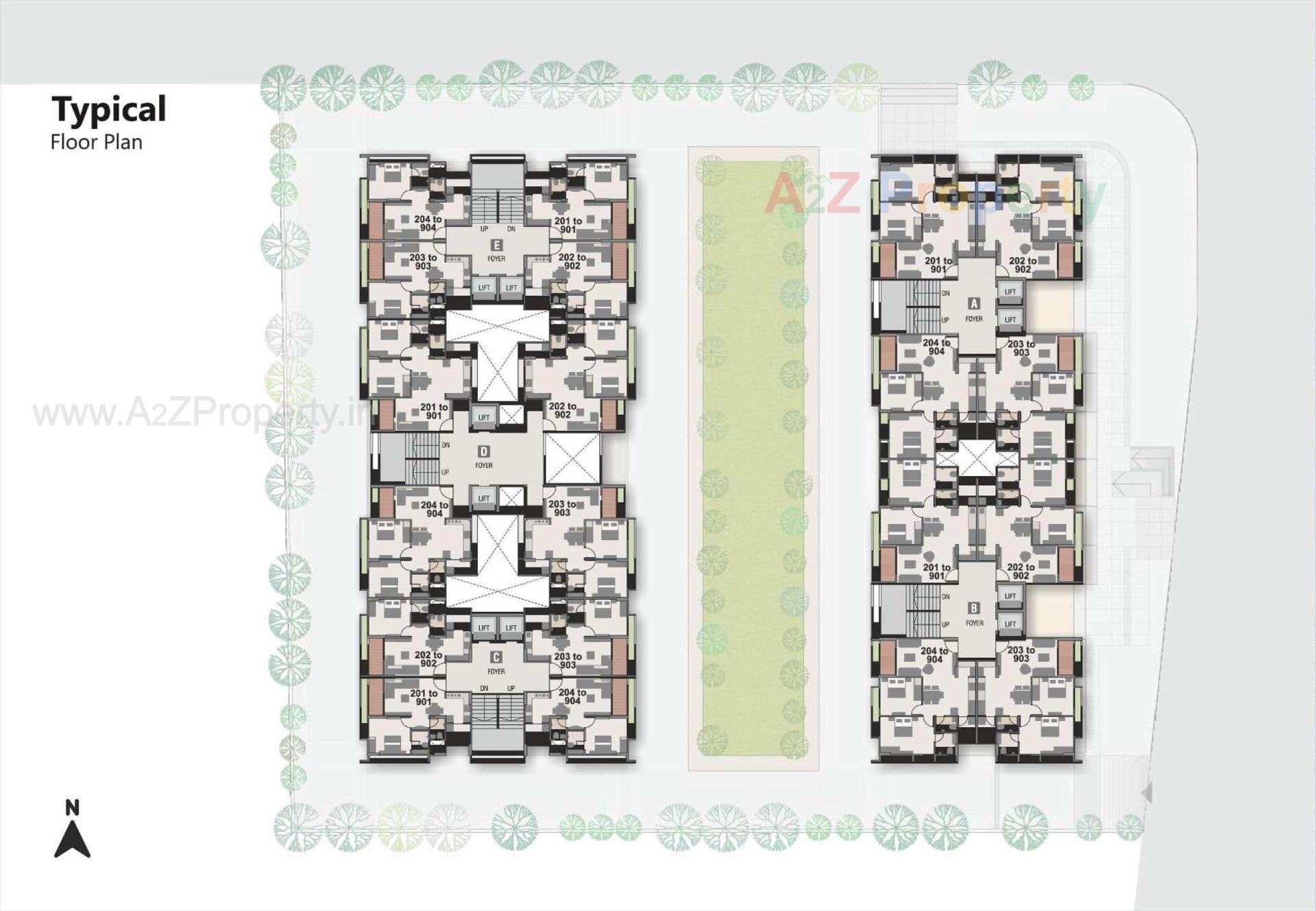 Layout of real estate project Aastha Homes located at Shahwadi, Ahmedabad, Gujarat