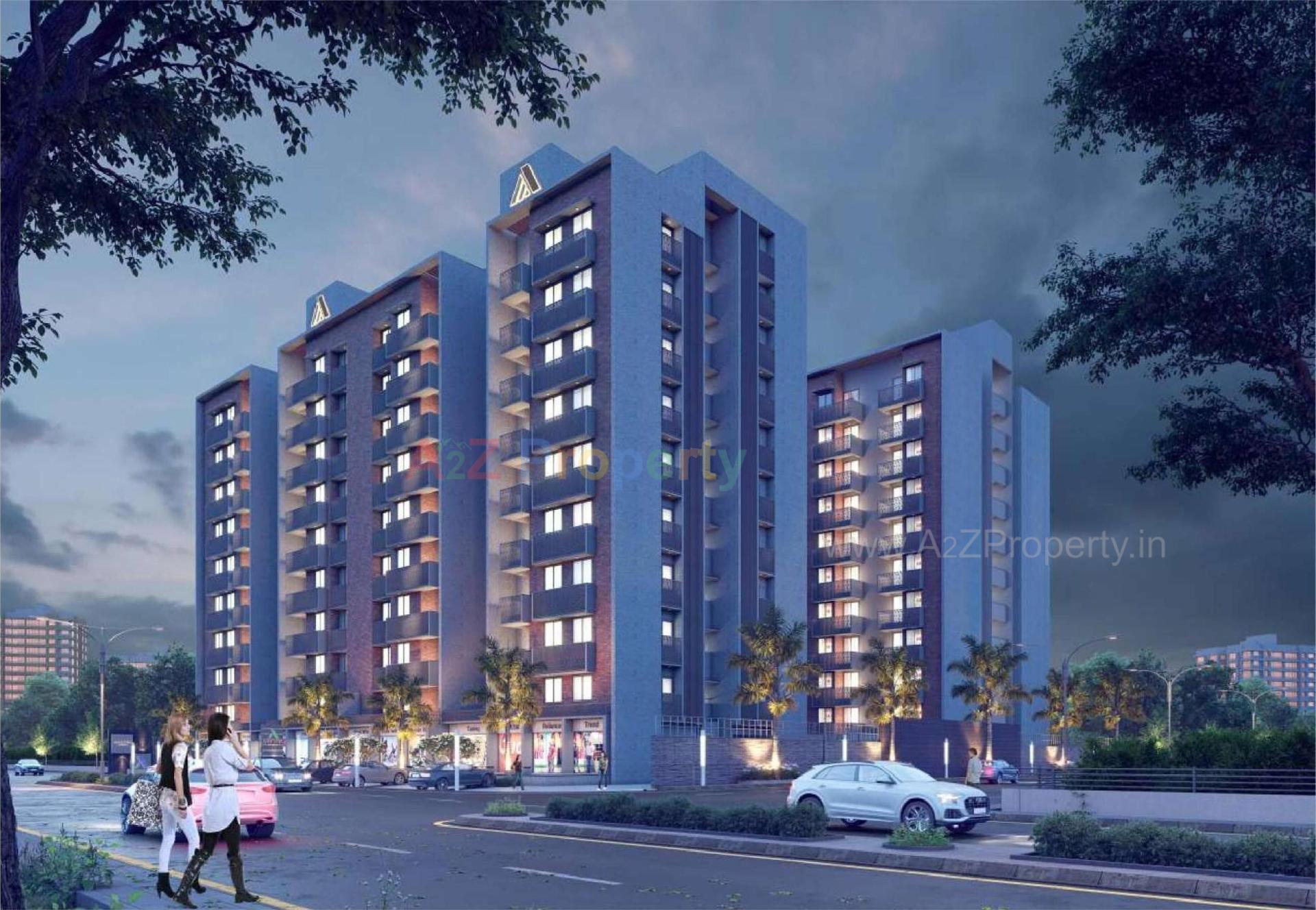 3D Elevation of real estate project Aastha Homes located at Shahwadi, Ahmedabad, Gujarat