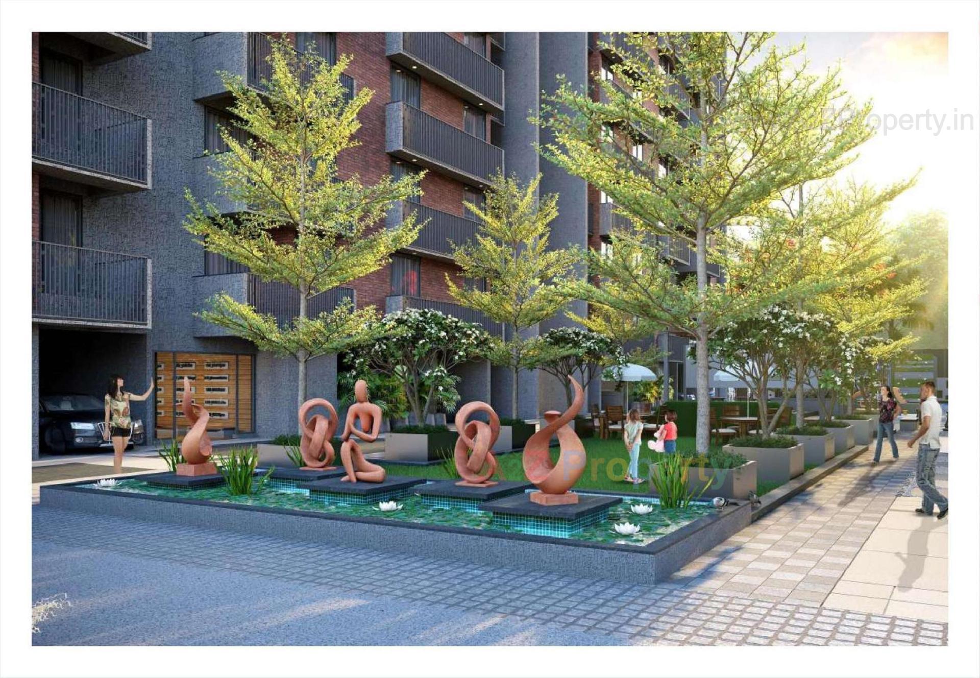 3D Elevation of real estate project Aastha Homes located at Shahwadi, Ahmedabad, Gujarat