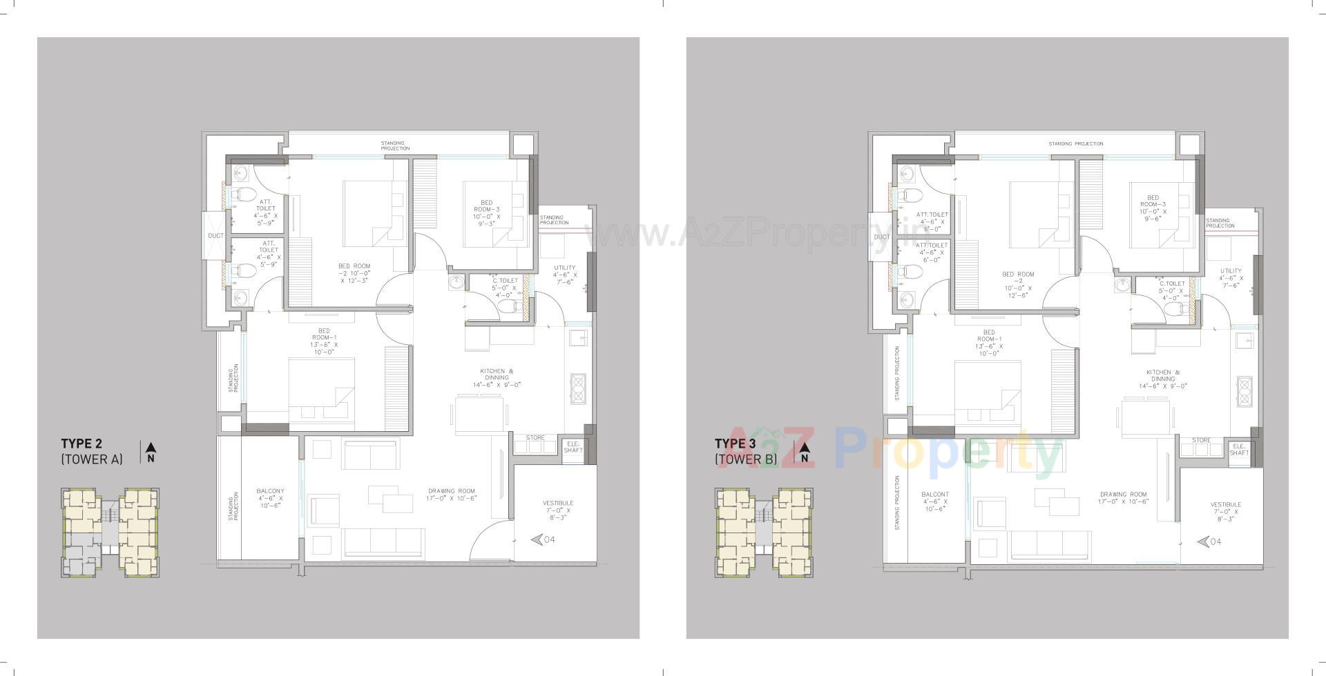 Layout of real estate project Aatishya 100 located at Tragad, Ahmedabad, Gujarat