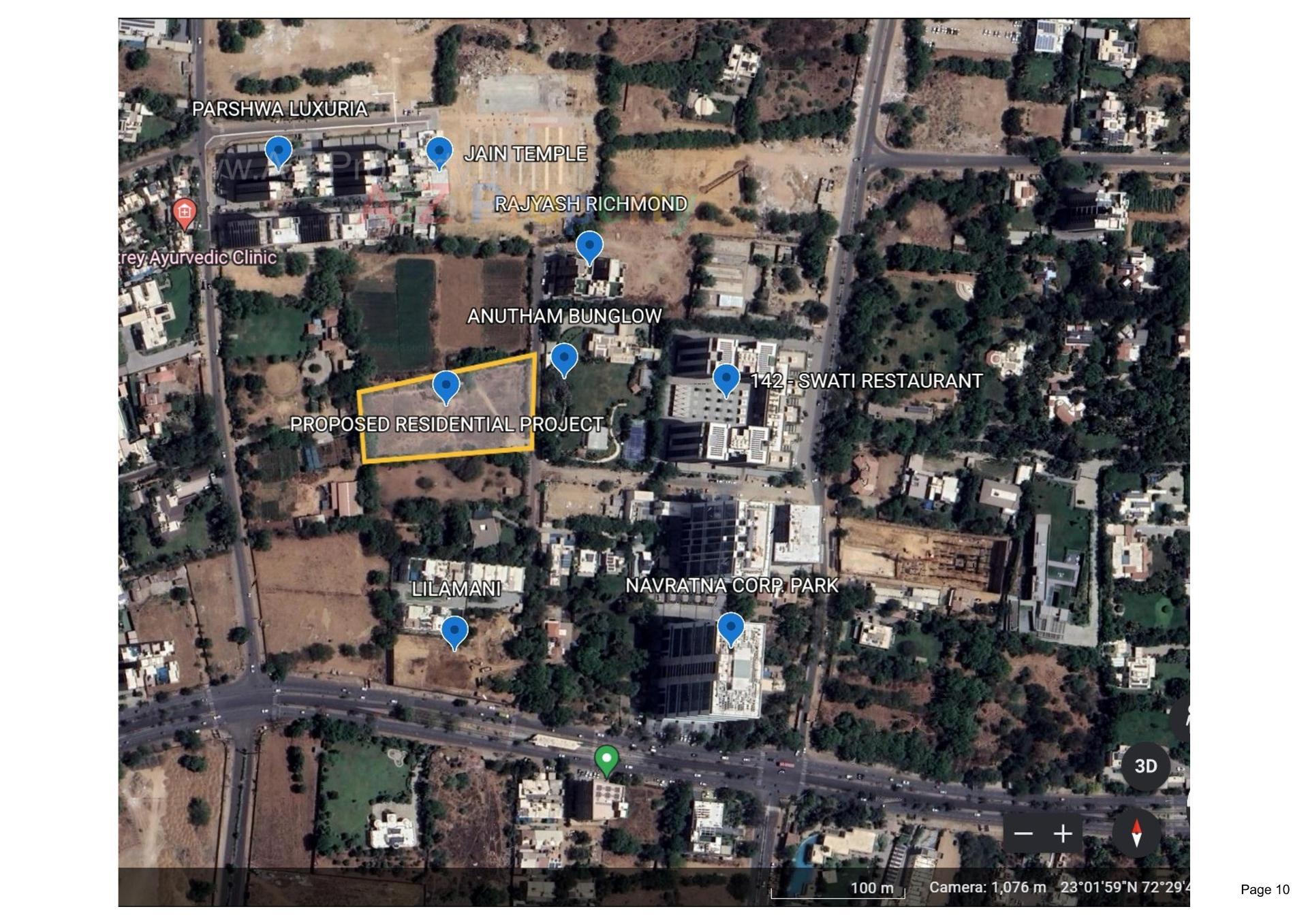 Layout of real estate project Aatman located at Ahmedabad, Ahmedabad, Gujarat
