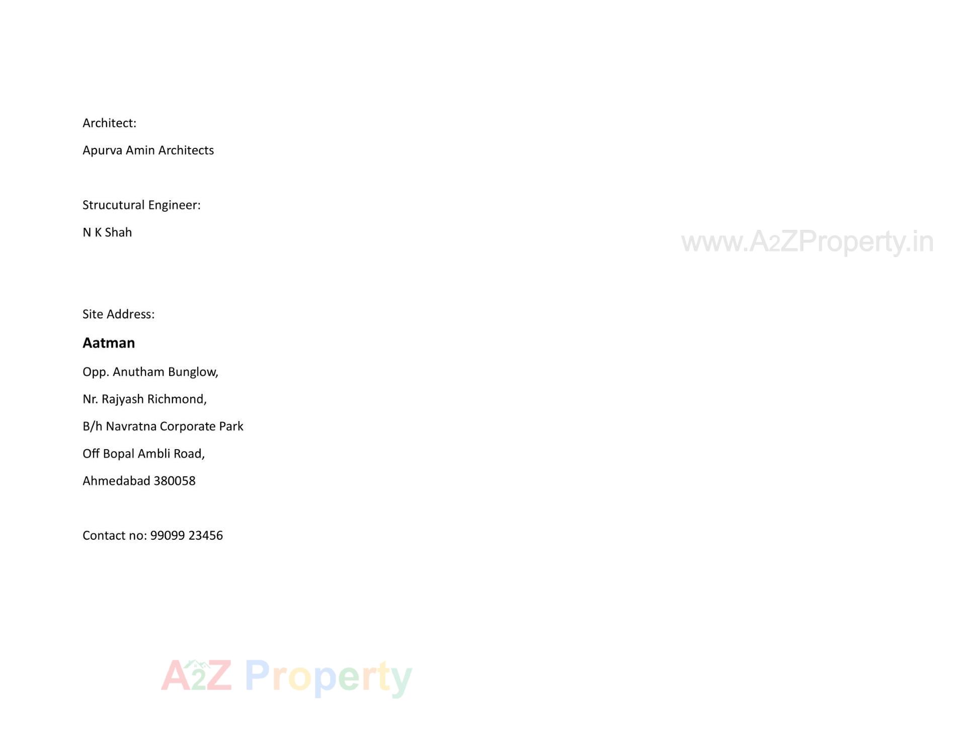  of real estate project Aatman located at Ahmedabad, Ahmedabad, Gujarat