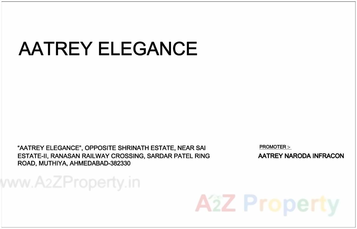  of real estate project Aatrey Elegance located at Muthia, Ahmedabad, Gujarat