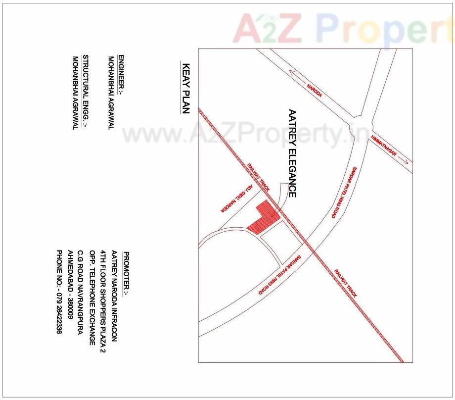  of real estate project Aatrey Elegance located at Muthia, Ahmedabad, Gujarat