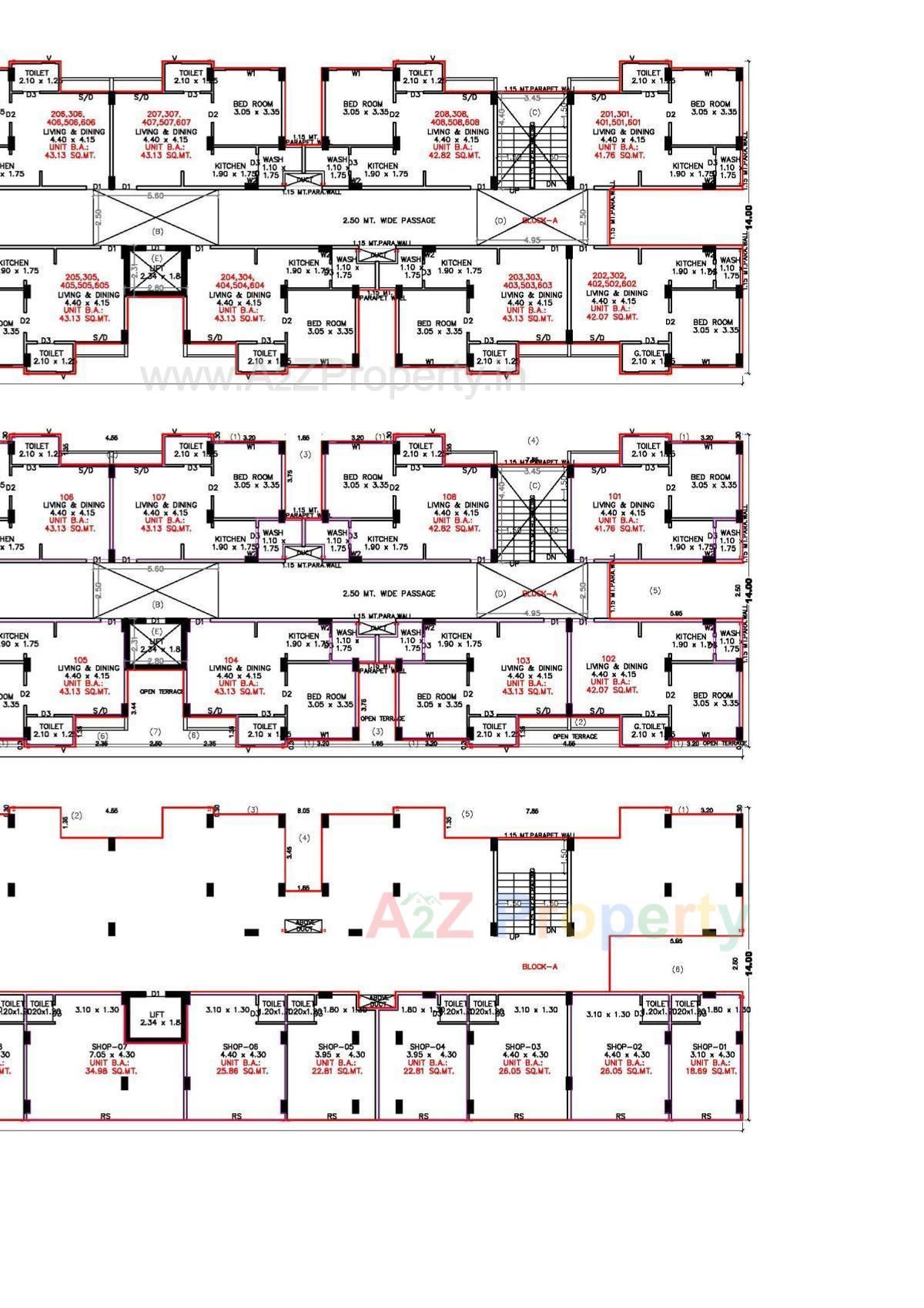 Layout of real estate project Aavas Sanand located at Sanand, Ahmedabad, Gujarat