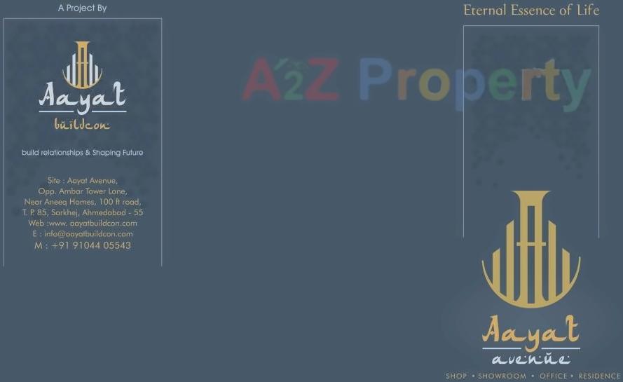  of real estate project Aayat Avenue located at Sarkhej, Ahmedabad, Gujarat