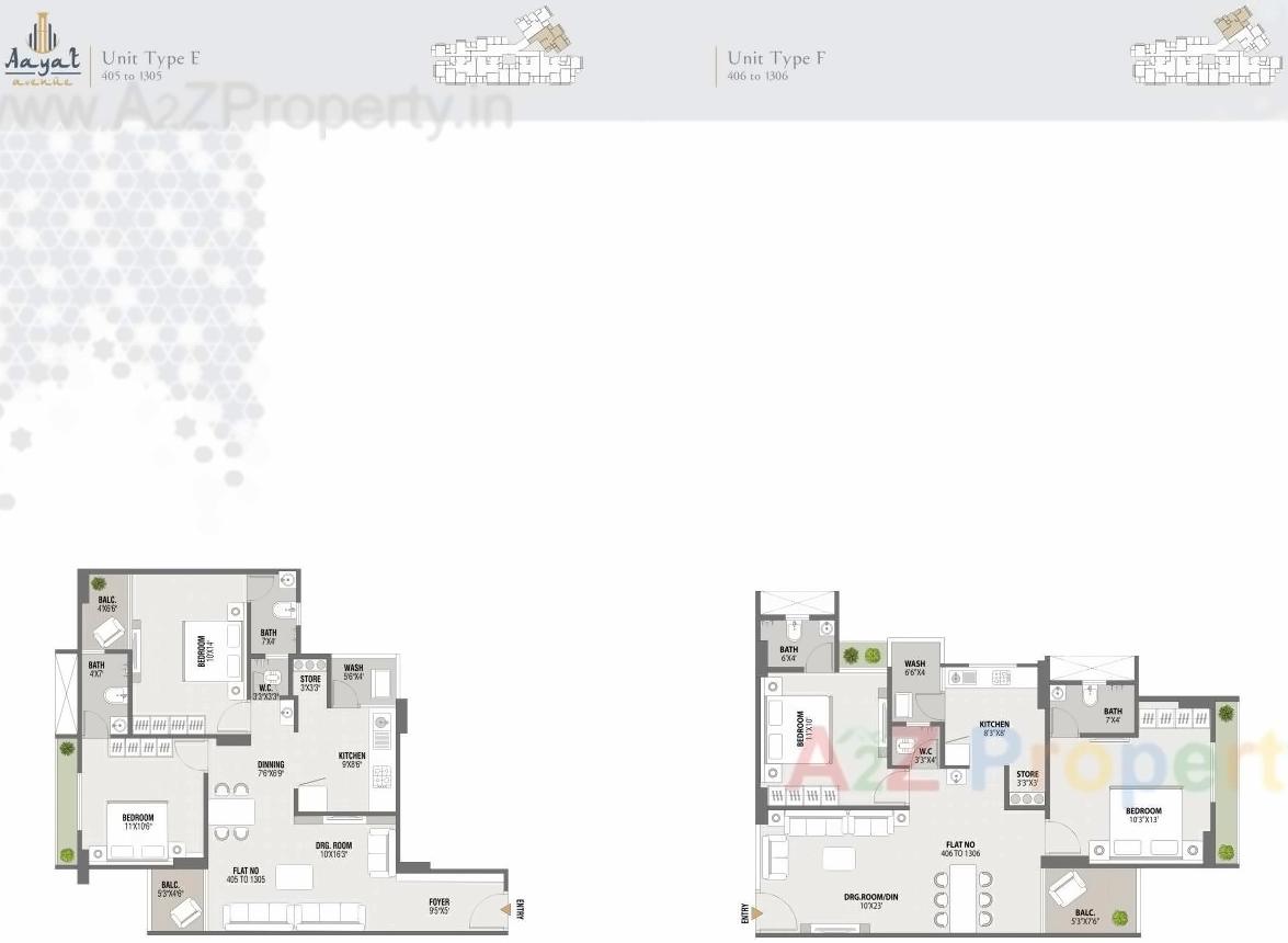 Layout of real estate project Aayat Avenue located at Sarkhej, Ahmedabad, Gujarat