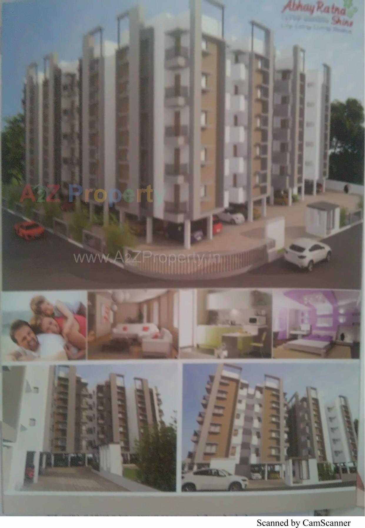 3D Elevation of real estate project Abhay Ratna Shine located at Chenpur, Ahmedabad, Gujarat