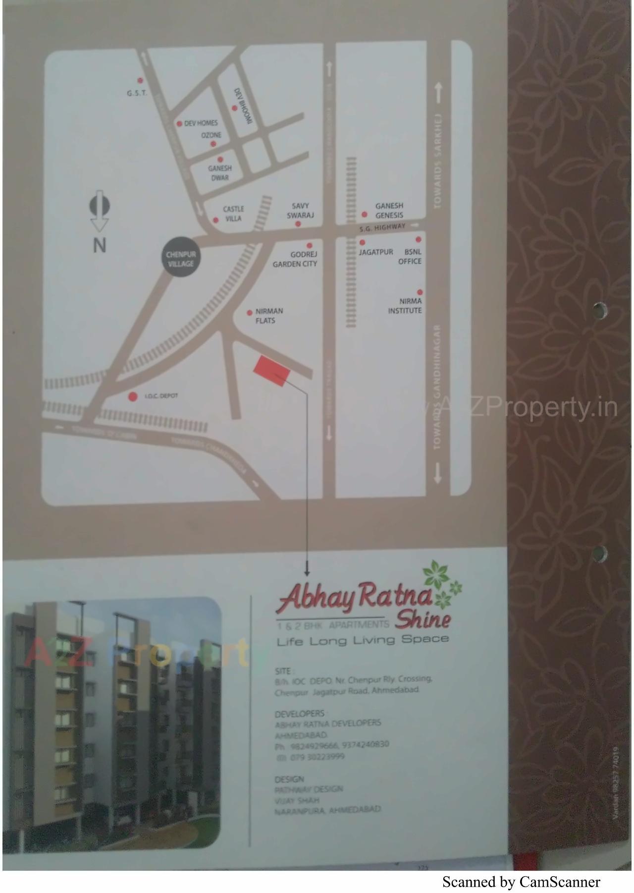  of real estate project Abhay Ratna Shine located at Chenpur, Ahmedabad, Gujarat