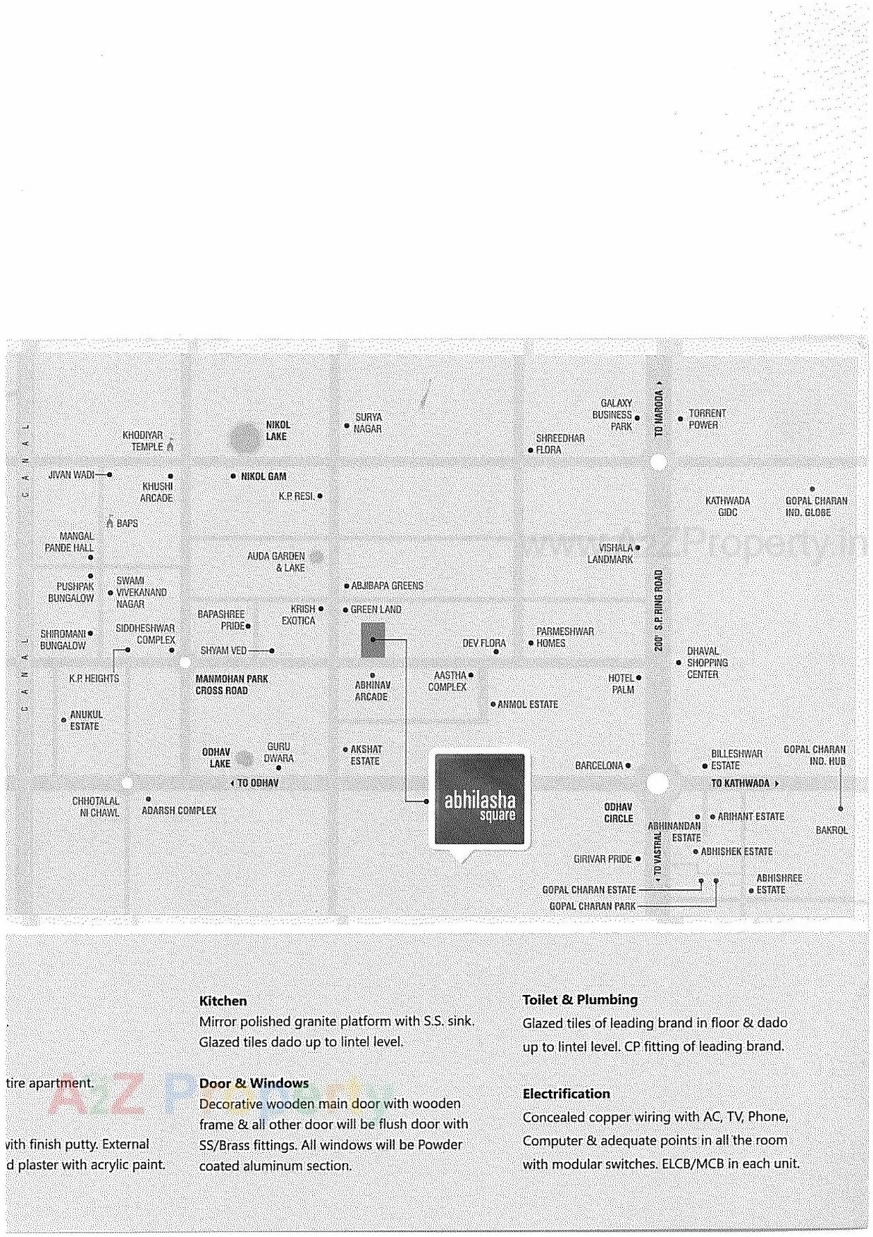  of real estate project Abhilasha Square located at Nikol, Ahmedabad, Gujarat