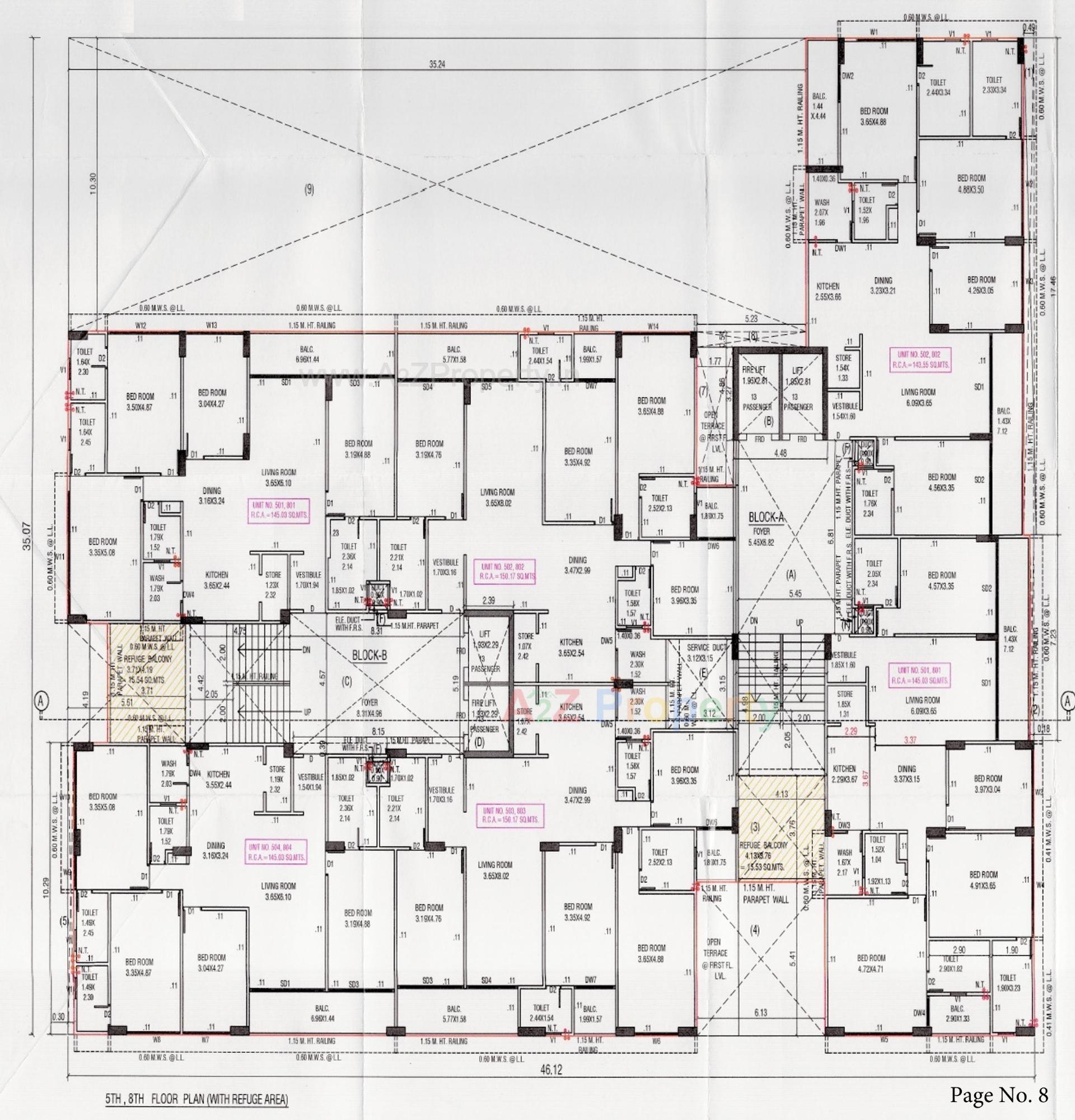 Layout of real estate project Abhilasha located at Gota, Ahmedabad, Gujarat