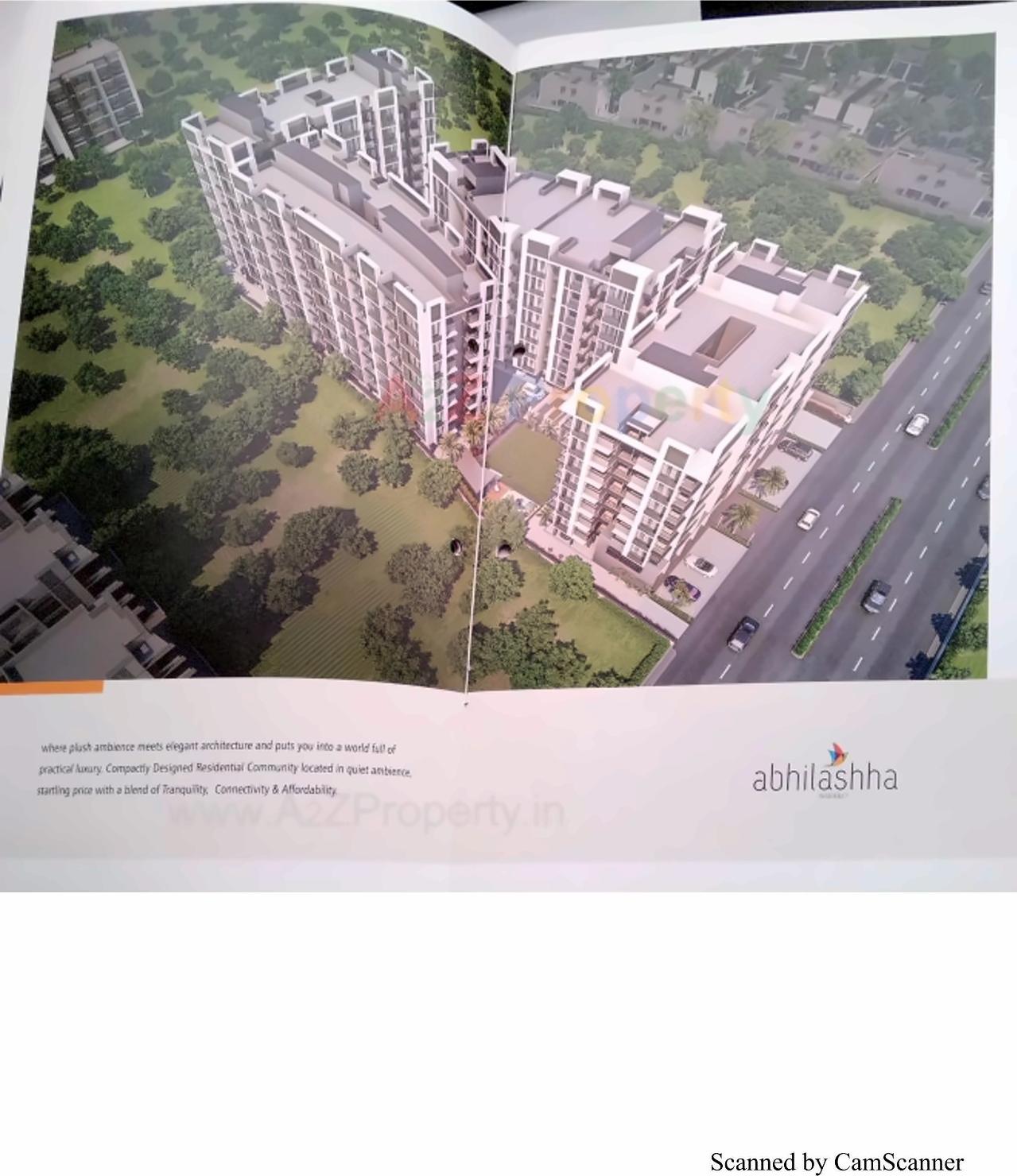 3D Elevation of real estate project Abhilashha Residency located at Lambha, Ahmedabad, Gujarat