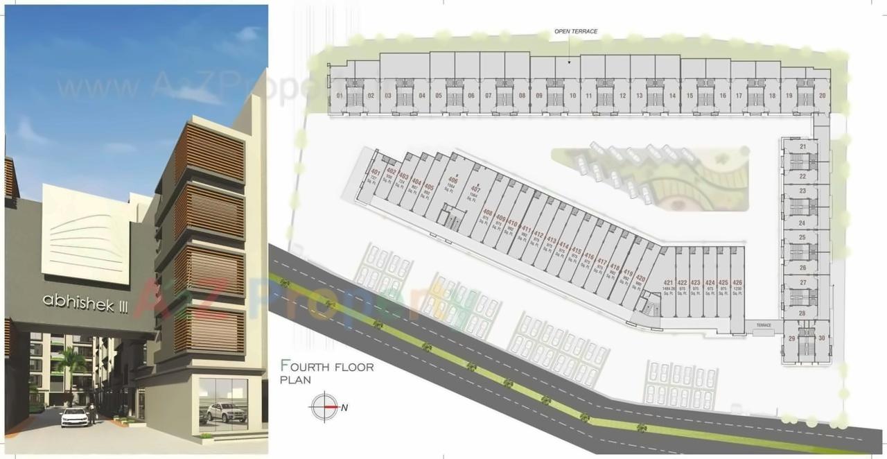  of real estate project Abhishek located at Asarwa, Ahmedabad, Gujarat