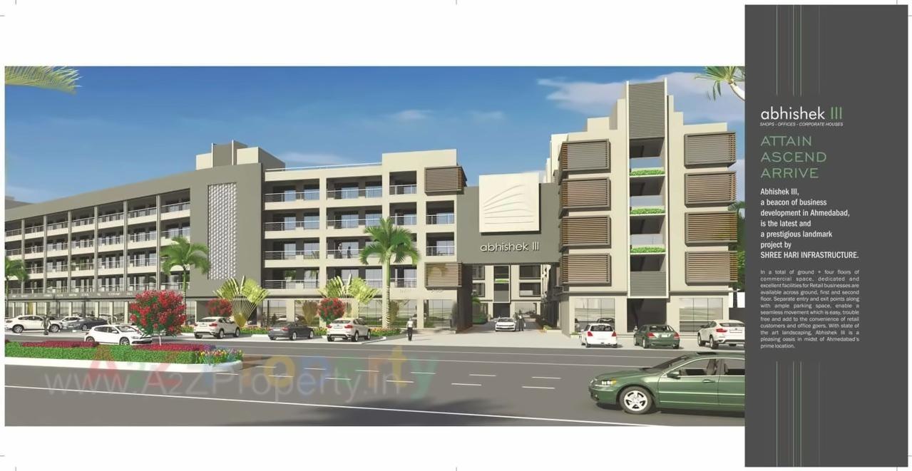 3D Elevation of real estate project Abhishek located at Asarwa, Ahmedabad, Gujarat