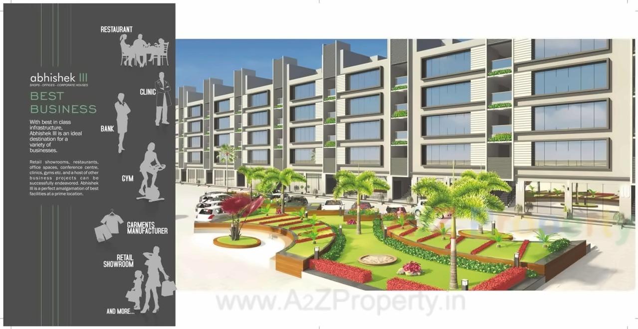 3D Elevation of real estate project Abhishek located at Asarwa, Ahmedabad, Gujarat
