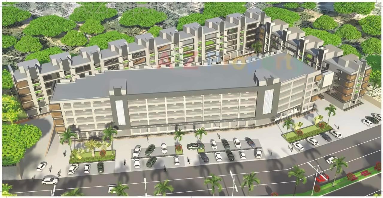 3D Elevation of real estate project Abhishek located at Asarwa, Ahmedabad, Gujarat