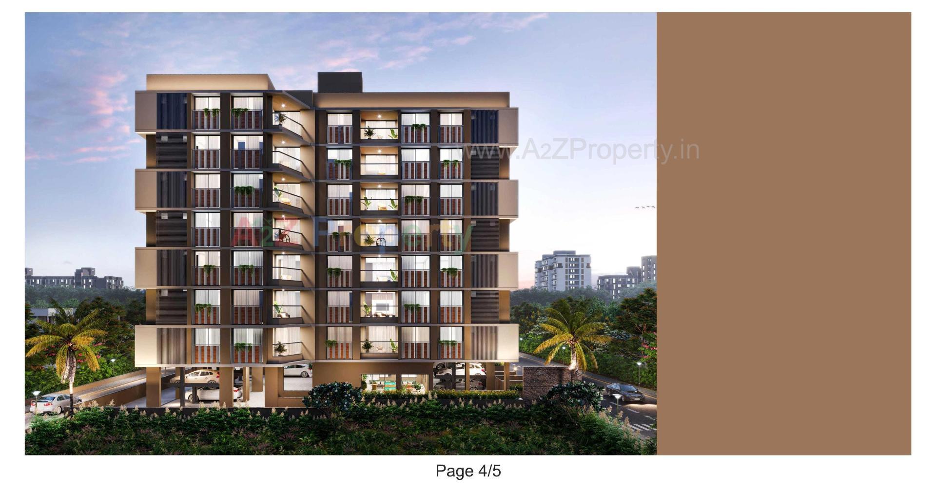 3D Elevation of real estate project Abode located at Shekhpur--khanpur, Ahmedabad, Gujarat
