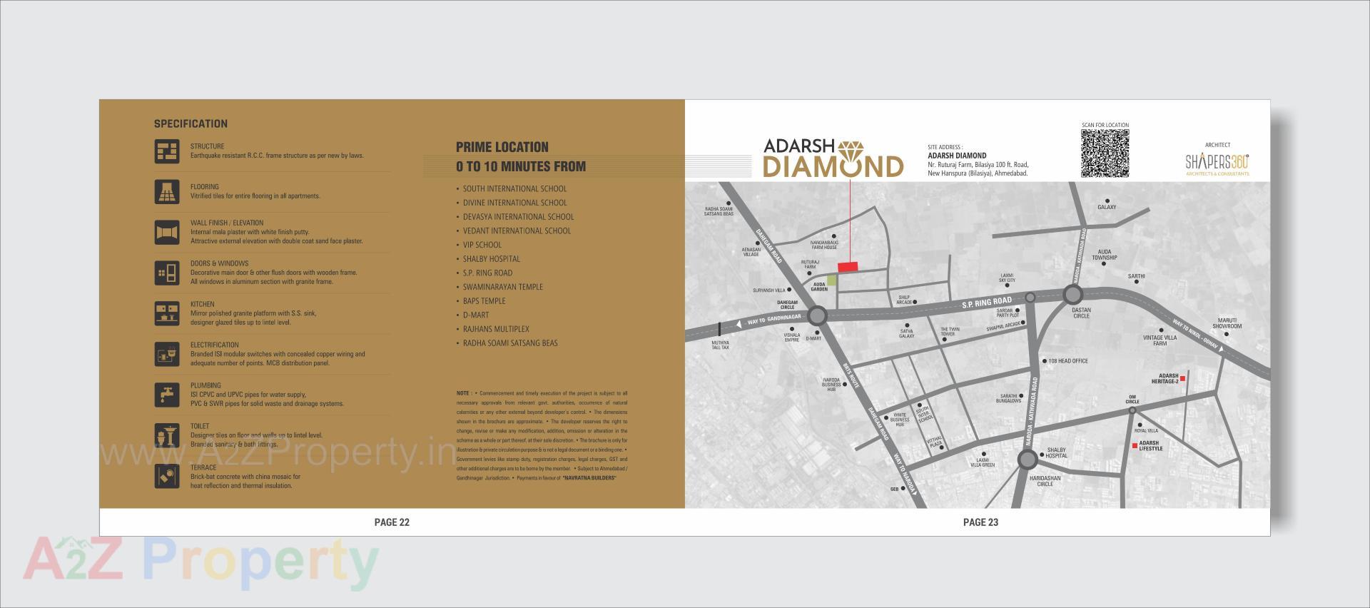  of real estate project Adarsh Diamond located at Bilasiya, Ahmedabad, Gujarat