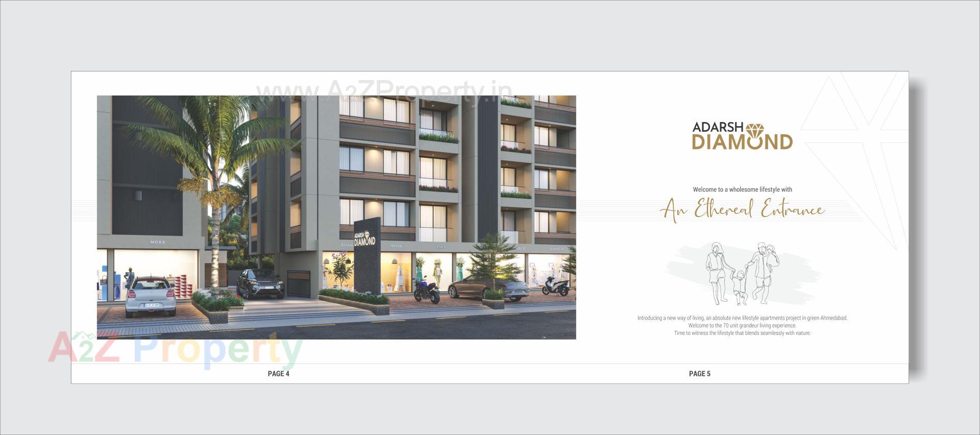  of real estate project Adarsh Diamond located at Bilasiya, Ahmedabad, Gujarat