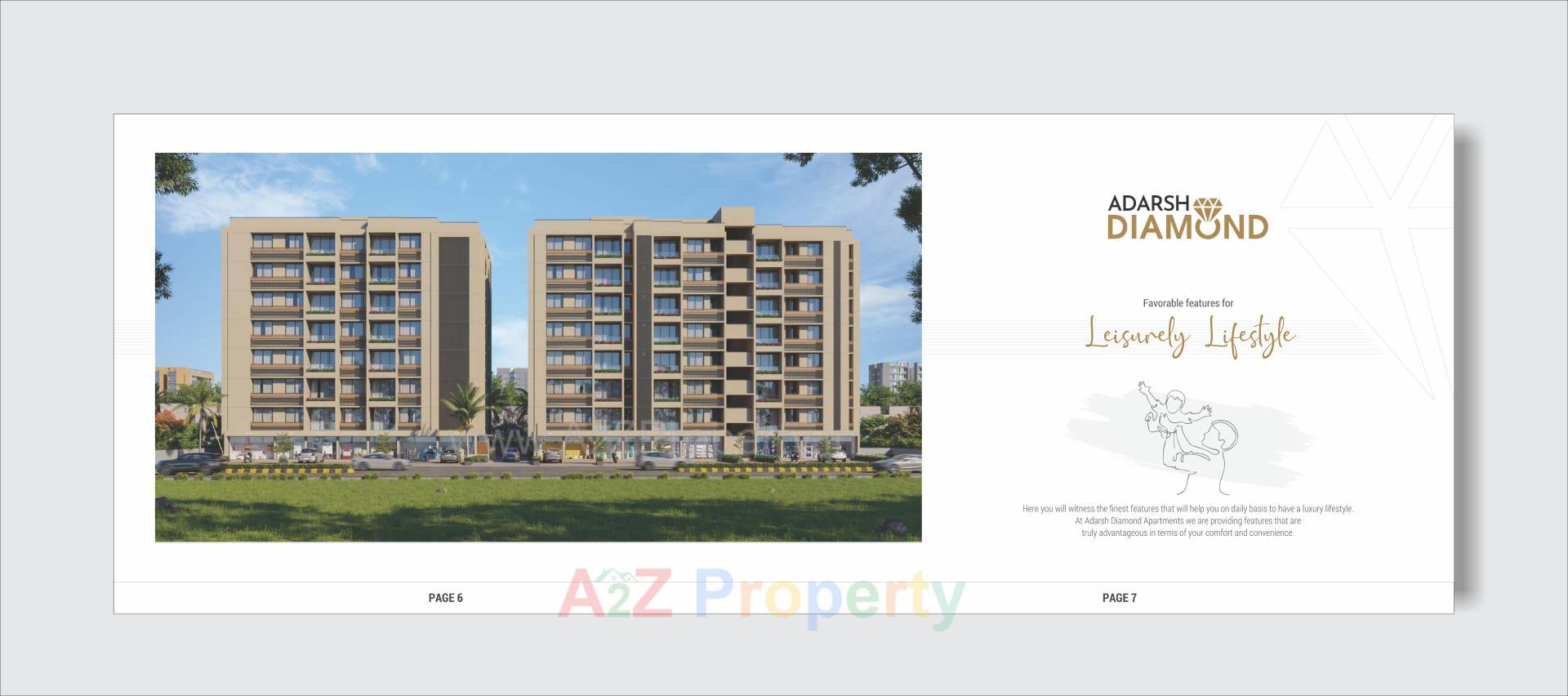  of real estate project Adarsh Diamond located at Bilasiya, Ahmedabad, Gujarat