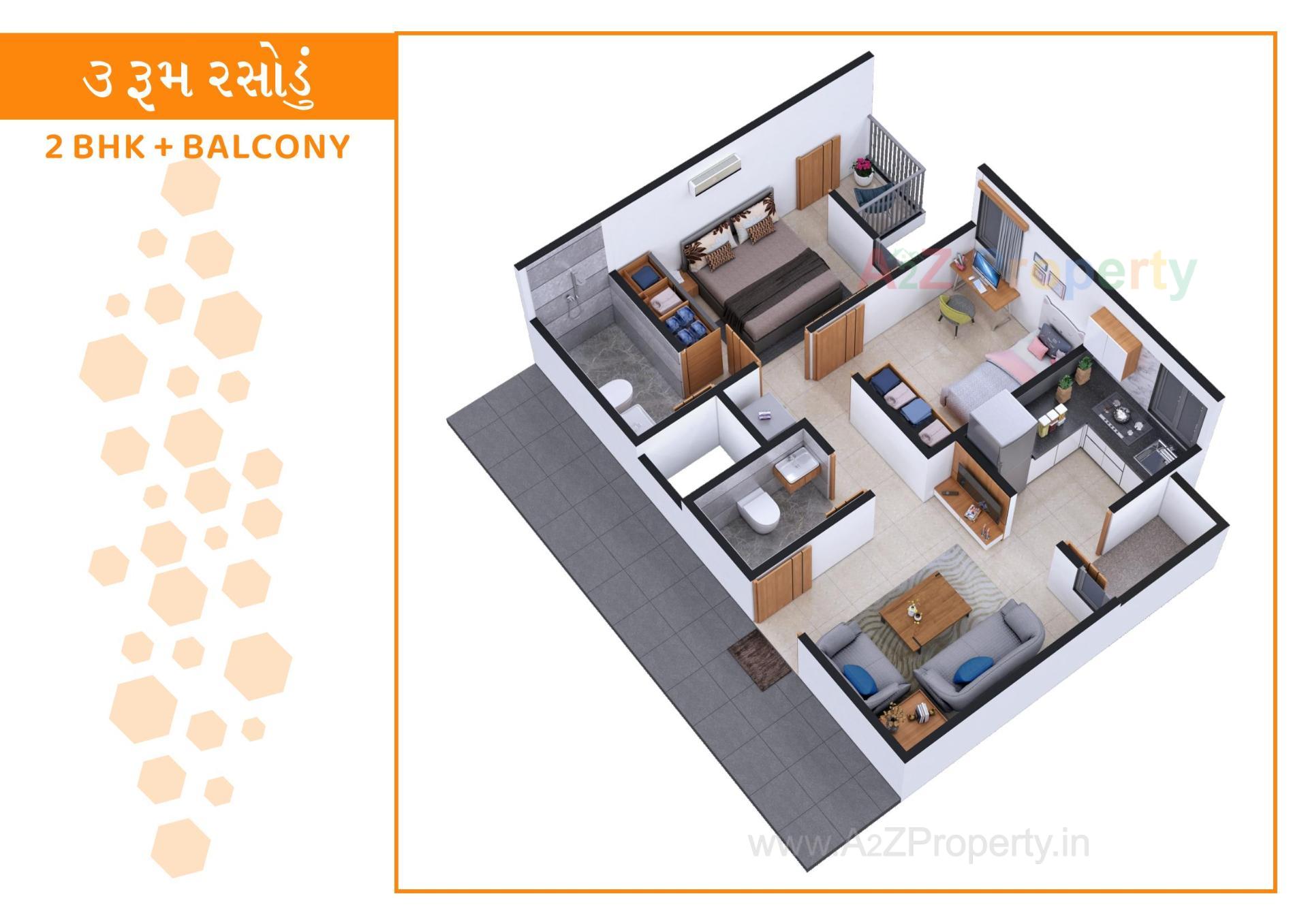 Layout of real estate project Adarsh Homes located at Vatva, Ahmedabad, Gujarat