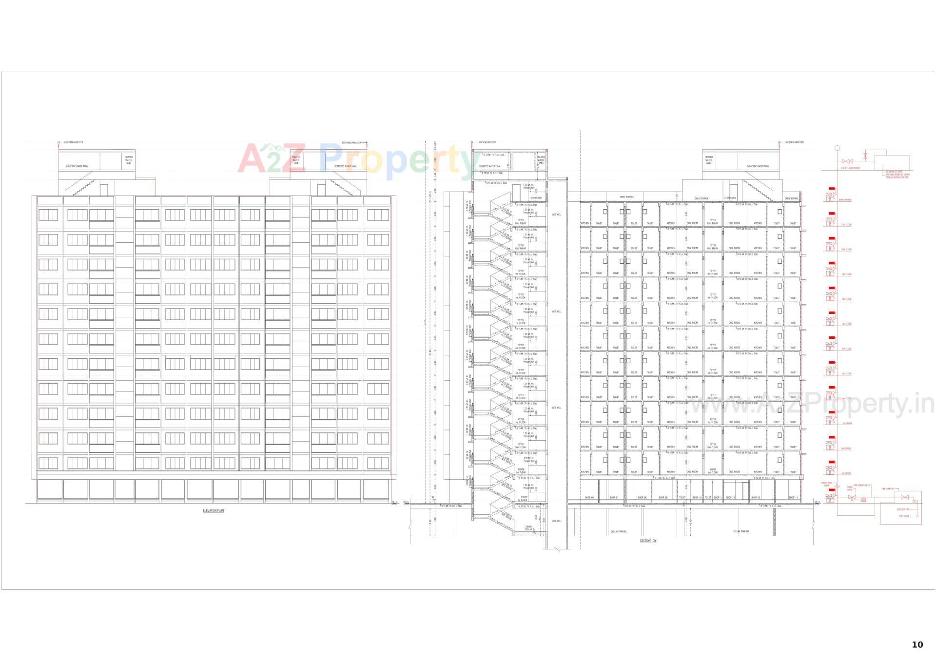 Layout of real estate project Adarsh Lotus located at Vatva, Ahmedabad, Gujarat